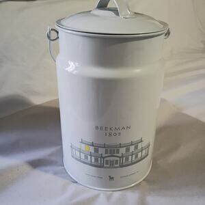 Beekman SILVER BELLE BOUQUET MILK CAN w/ Body & Hand Cream, Body Wash, SoapX2